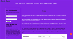 Desktop Screenshot of marvinblaine.com